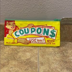 Blue Q pencil case zipper pouch